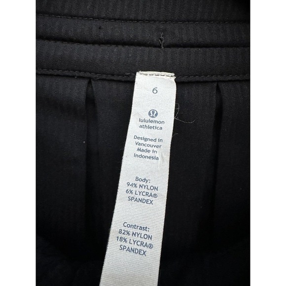 Lululemon Transition Studio Jacket Womens Sz 6 Black Swing Top Swift Pleated - Picture 8 of 15